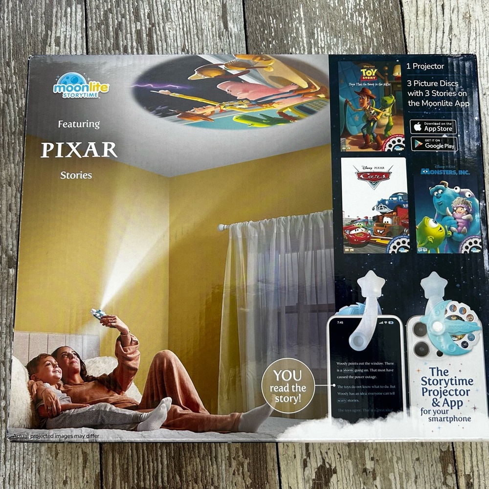 Moonlite Storytime Projector with Pixar Stories